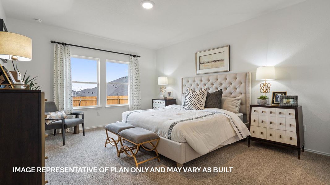 Furnished interior view inside a new home in Palomino, Manor (Image 26).