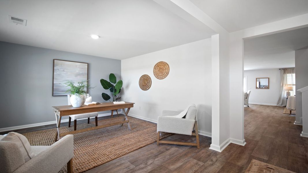 Furnished interior view inside a new home in The Pines at New Hampstead, Savannah (Image 13).