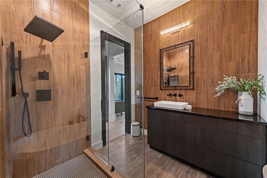 Furnished interior view inside a new home in , Ellijay (Image 38).