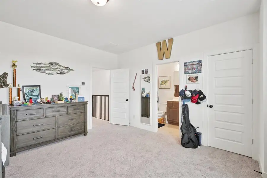 Furnished interior view inside a new home in , Fort Worth (Image 10).