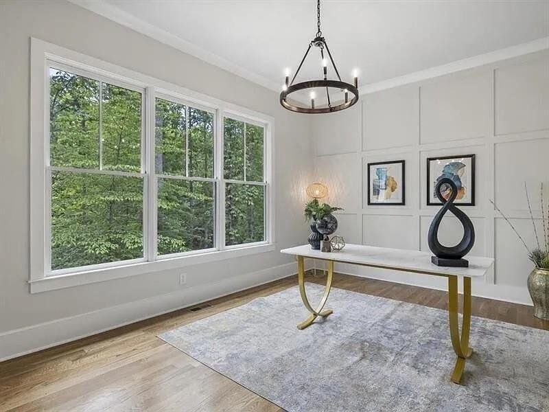 Furnished interior view inside a new home in , Woodstock (Image 5).