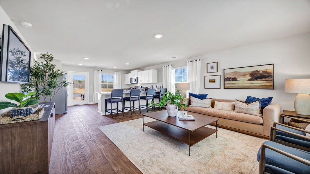 Furnished interior view inside a new home in The Park at Wilkinson, Orangeburg (Image 3).