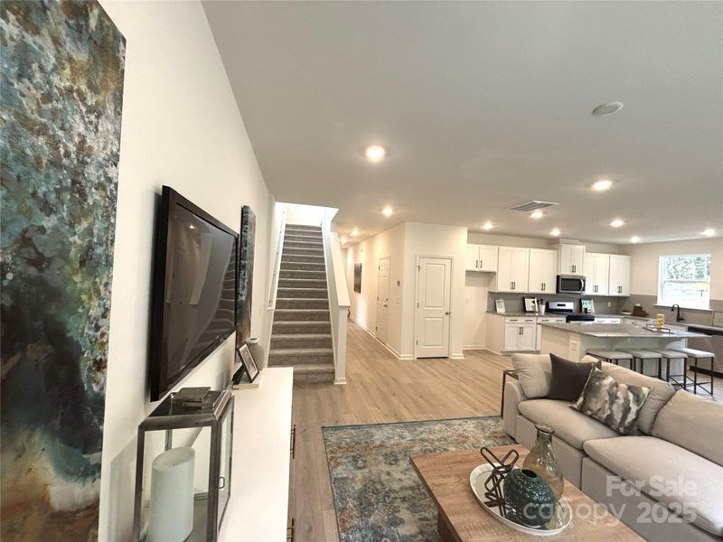 Furnished interior in a model home at Bellina in York (Image 22). Furnished interior in a model home at Bellina in York (Image 22).