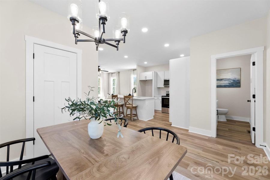 Furnished interior view inside a new home in , Shelby (Image 7).