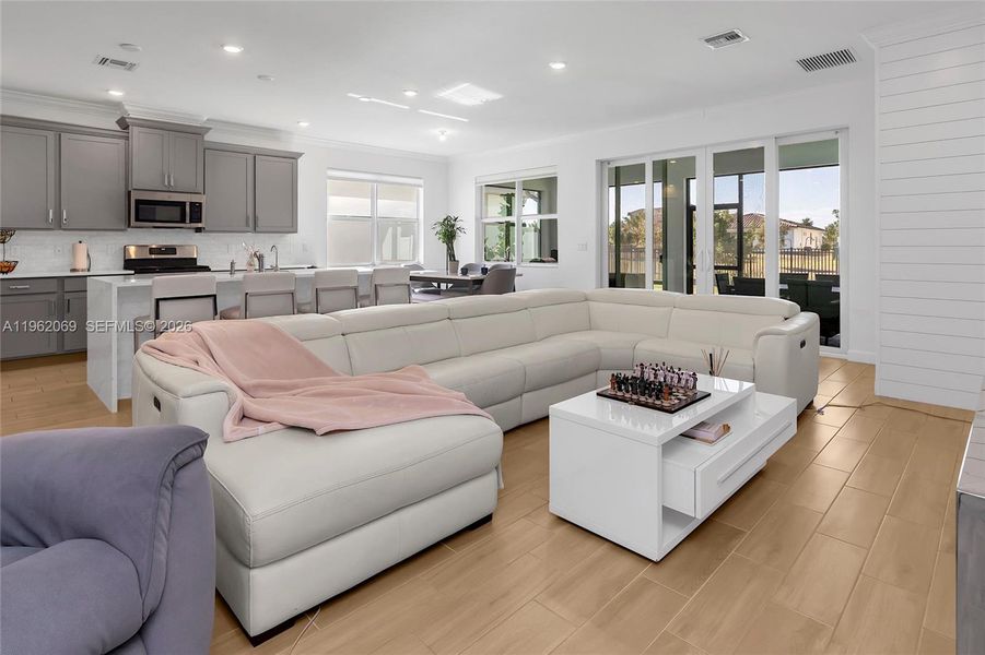 Furnished interior view inside a new home in , Loxahatchee (Image 39).