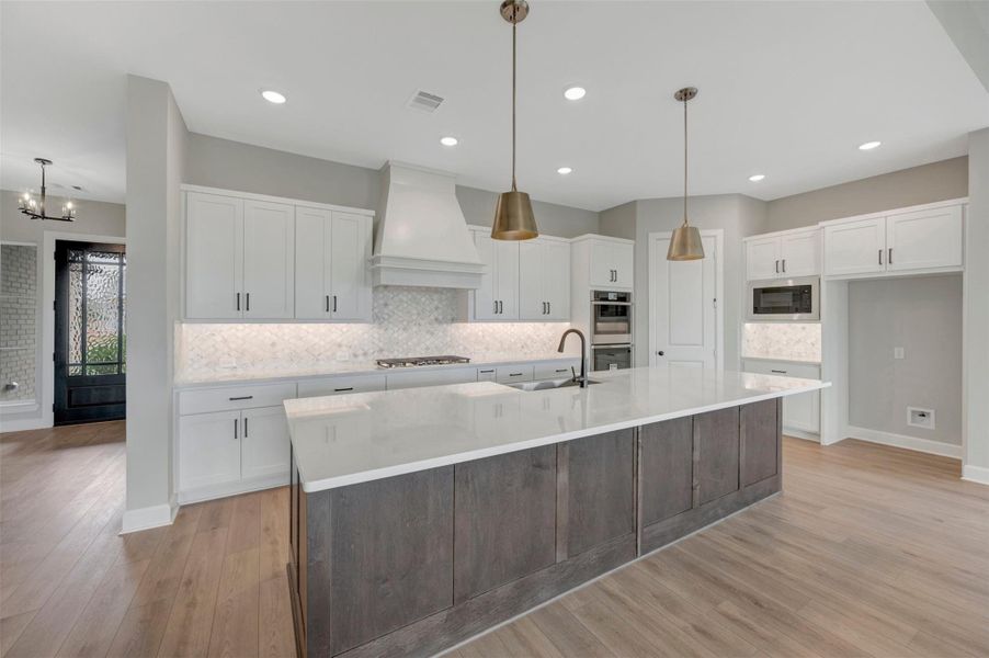 Furnished interior view inside a new home in Jordan Ranch - Premier Collection, Fulshear (Image 5).
