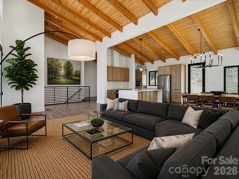 Living area -  virtual staging