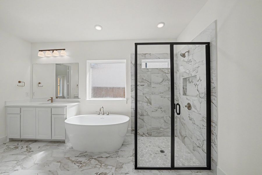 Furnished interior view inside a new home in Aster Park, McKinney (Image 11).