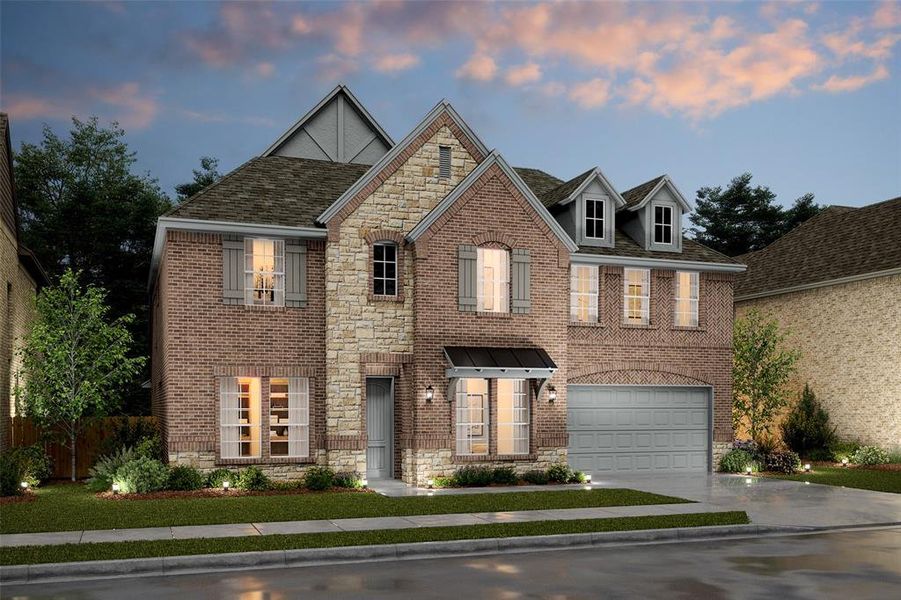 Stunning Stirling home design with elevation QA built by K. Hovnanian Homes in beautiful Westland Ranch. (*Artist rendering used for illustration purposes only.)