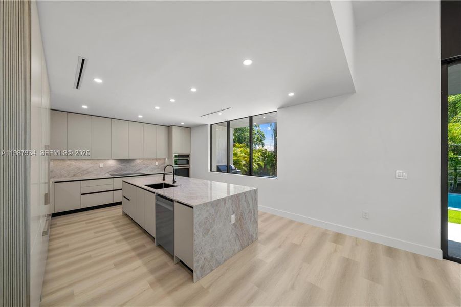 Furnished interior view inside a new home in , Miami (Image 12).