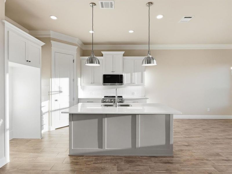 Furnished interior view inside a new home in , Tolar (Image 5).