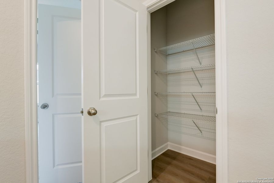 Furnished interior view inside a new home in Enclave at Hennersby Hollow 50's, San Antonio (Image 9). Furnished interior view inside a new home in Enclave at Hennersby Hollow 50's, San Antonio (Image 9).