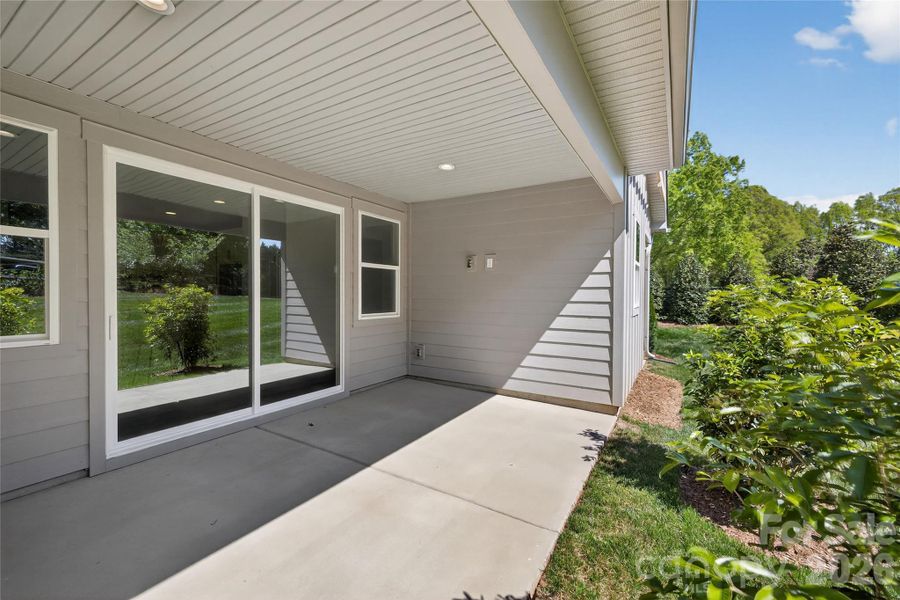 Private patio