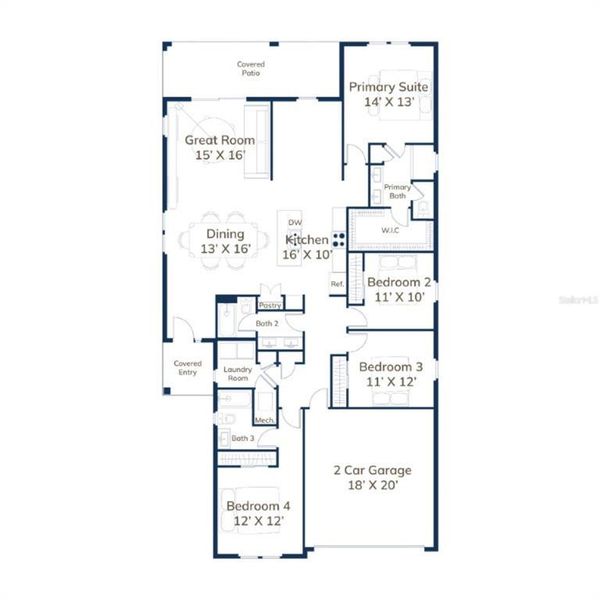 PALOMINO, ACTUAL FLOOR PLAN