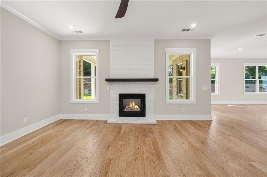 Spacious, unfurnished interior of a new home in , Marietta (Image 81).
