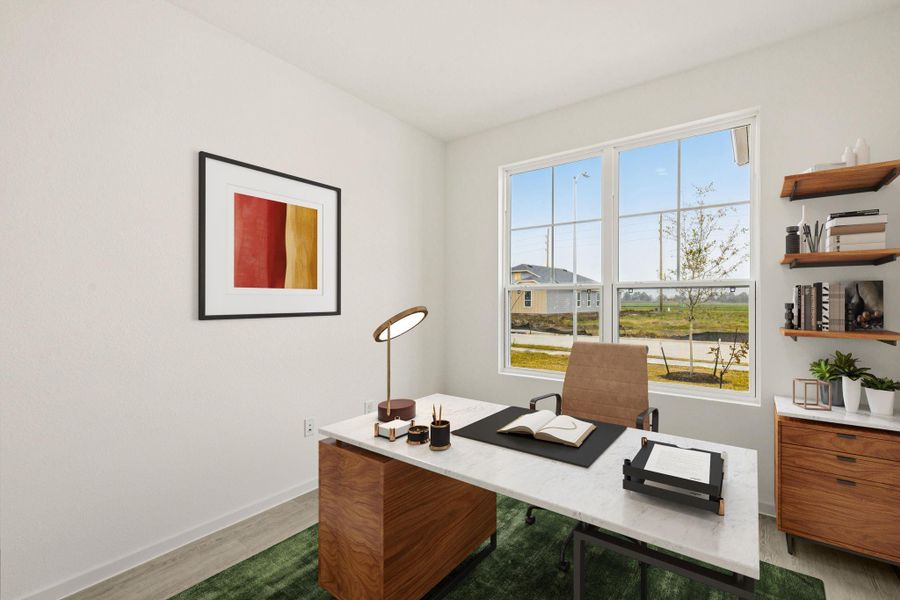 Furnished interior view inside a new home in Windcress, Cove (Image 11).