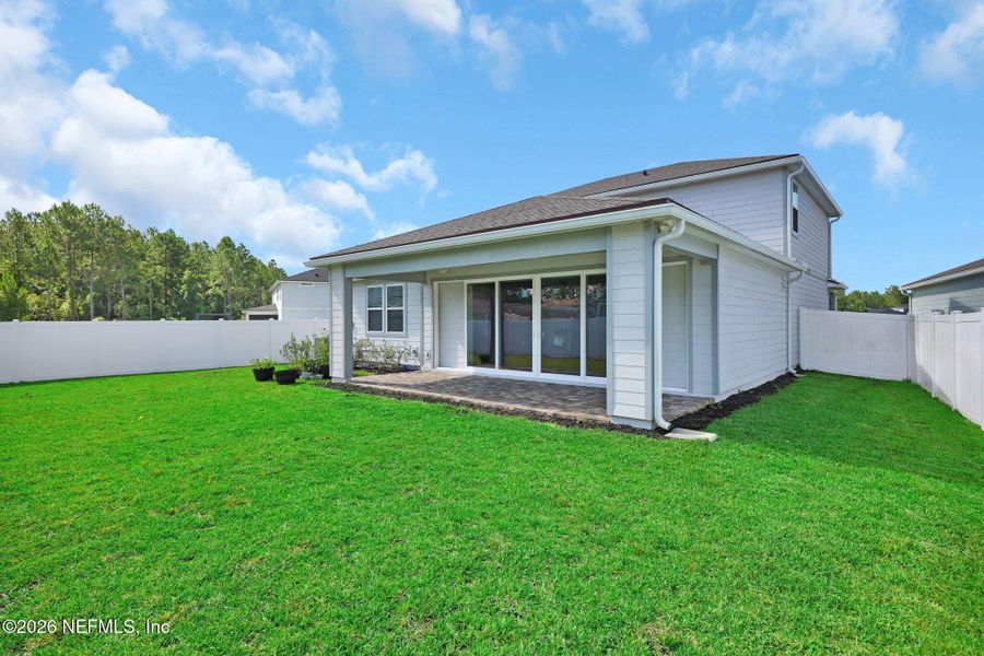 Exterior details and patio area of a home in Double Branch, Middleburg (Image 3). Exterior details and patio area of a home in Double Branch, Middleburg (Image 3).