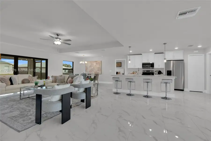 Furnished interior view inside a new home in , Lehigh Acres (Image 33).