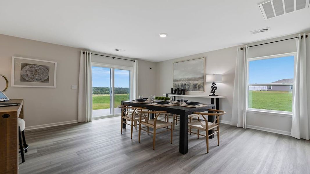 Furnished interior view inside a new home in Cloverdale Hills, Piedmont (Image 15).