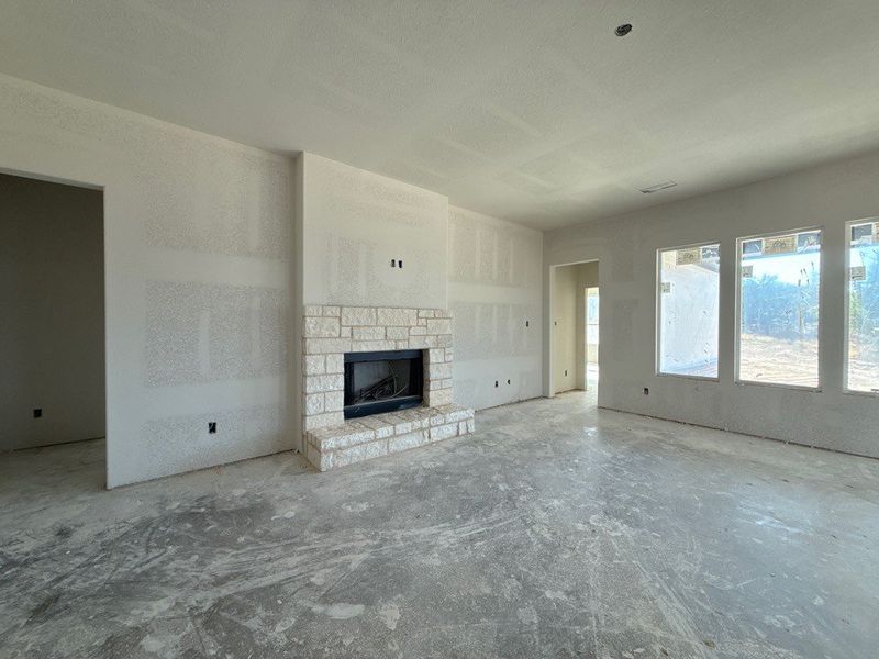 In-progress construction of a new home in Oak Grove Addition, Springtown, TX (Image 7).