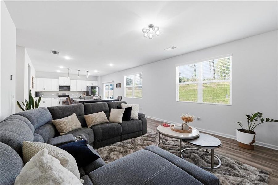 Furnished interior view inside a new home in , Lawrenceville (Image 7).
