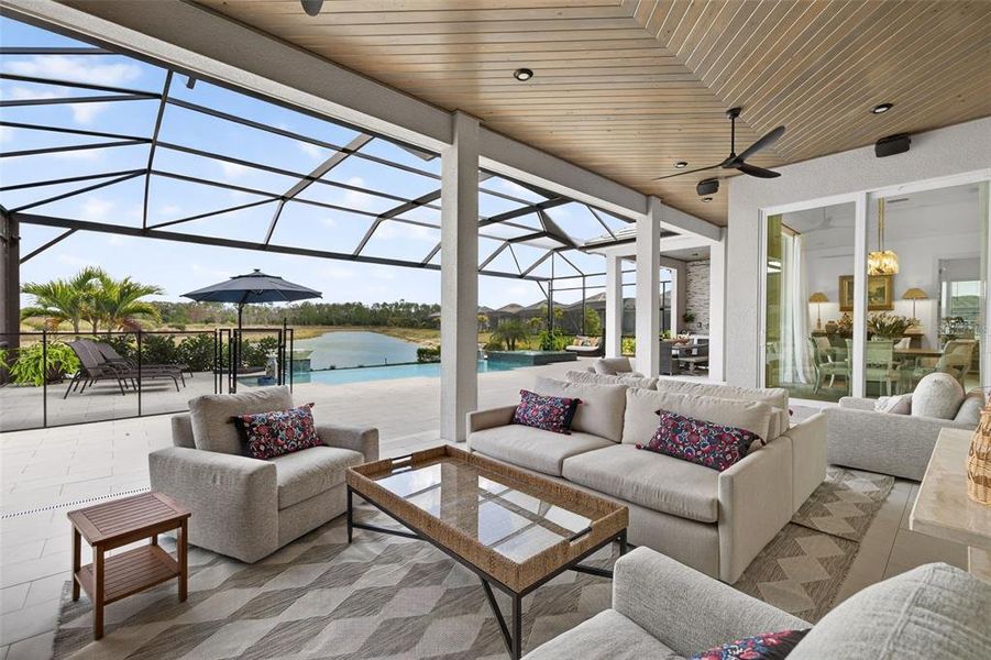 Exterior details and patio area of a home in , Fort Myers (Image 19).