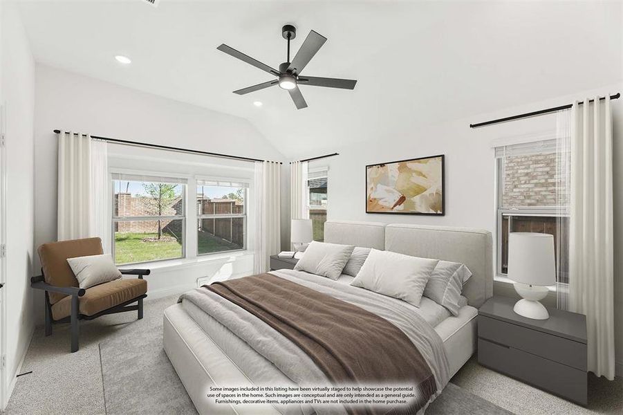 Furnished interior view inside a new home in Creekview Meadows, Celina (Image 10).