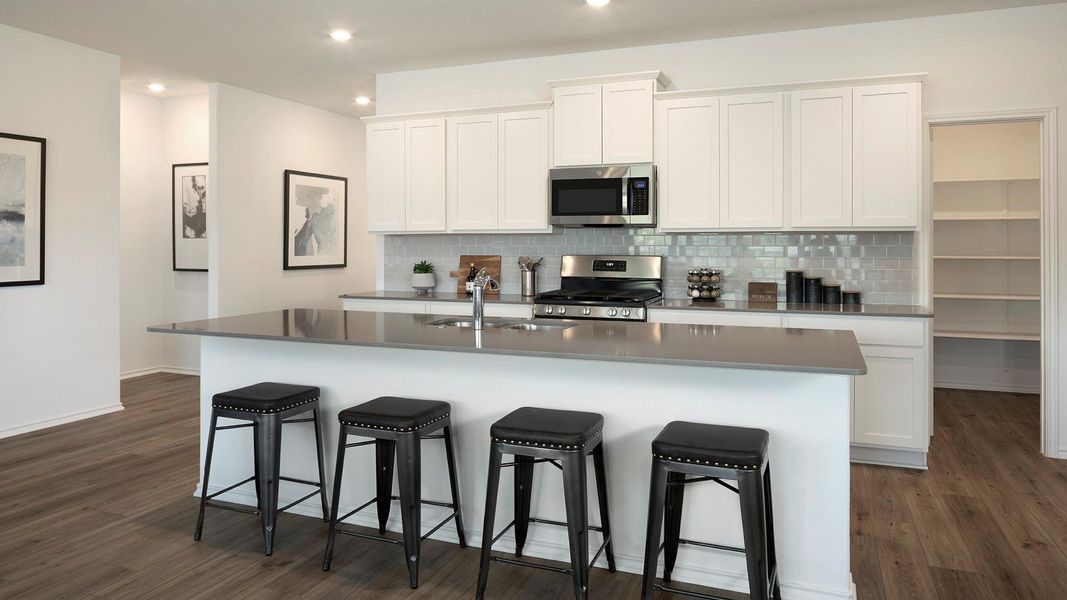 Furnished interior view inside a new home in Woodfield Preserve, Georgetown (Image 9).