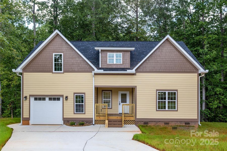 Front exterior of a new home in , China Grove, NC, highlighting curb appeal (Image 17).