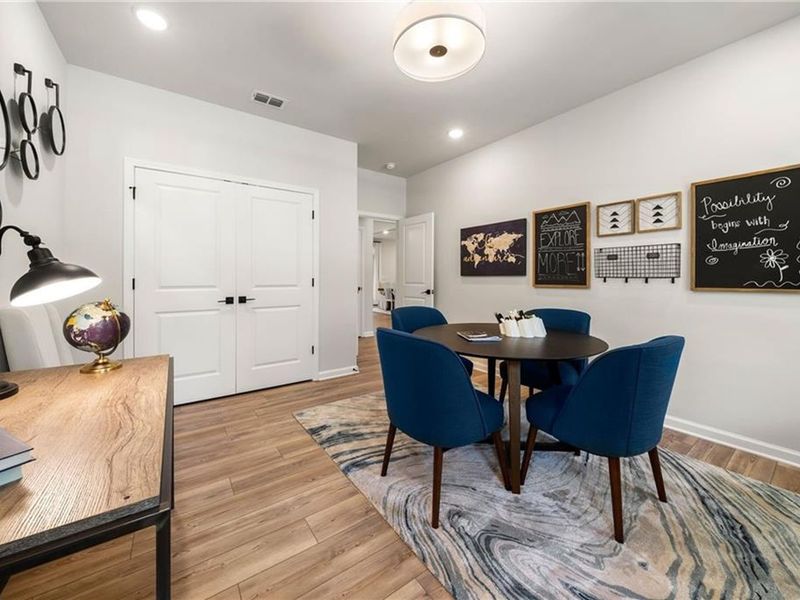Furnished interior view inside a new home in Riverwood, Dallas (Image 66).