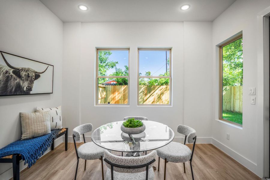 Furnished interior view inside a new home in , Houston (Image 14).