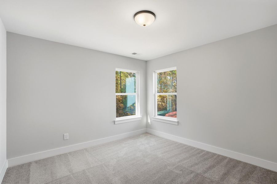 Spacious, unfurnished interior of a new home in Blythe Mill Townhomes, Waxhaw (Image 42). Spacious, unfurnished interior of a new home in Blythe Mill Townhomes, Waxhaw (Image 42).