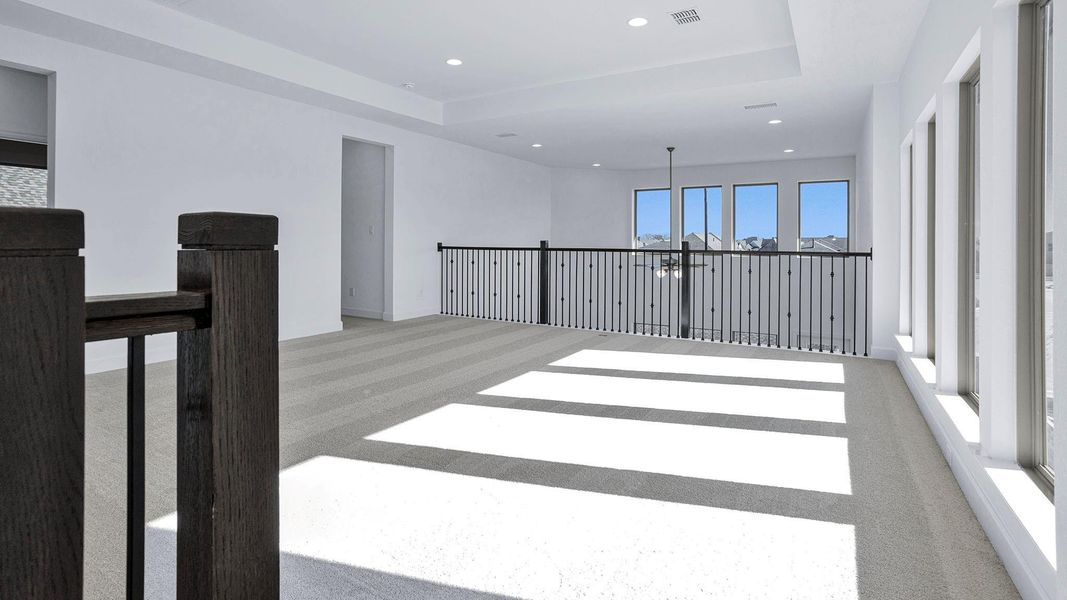 Spacious, unfurnished interior of a new home in Amira, Tomball (Image 6).