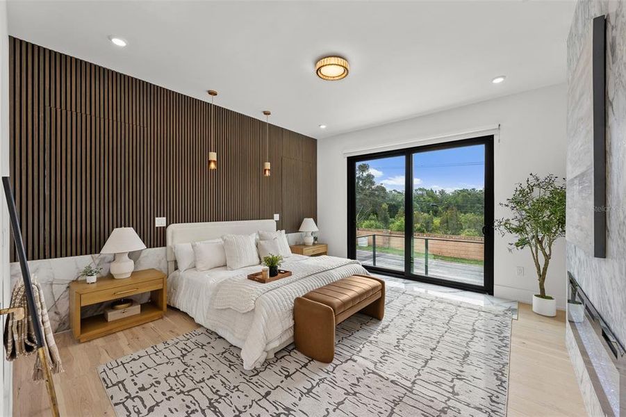 Furnished interior view inside a new home in , Tampa (Image 14).