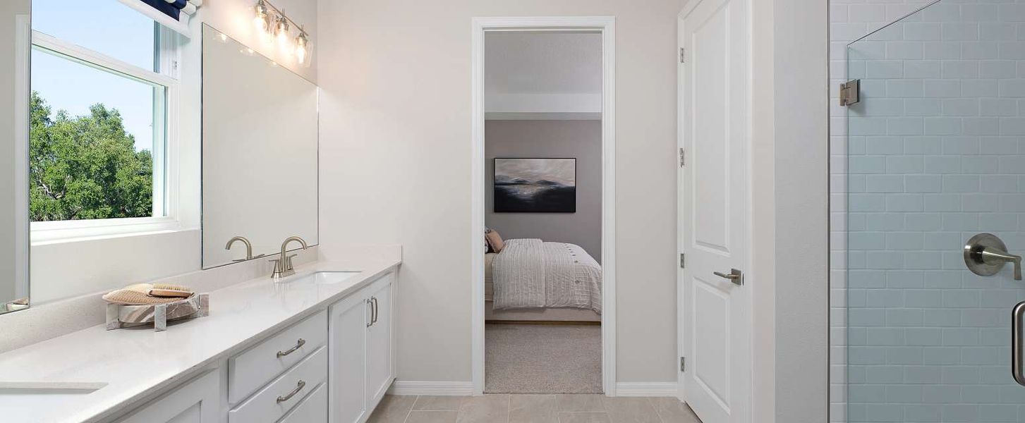 Representative furnished interior of a home built from the Plant by Ashton Woods in Oakfield Trails Traditional, Parrish (Image 8).
