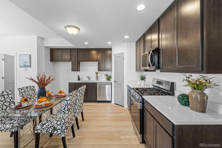 Furnished interior view inside a new home in , Colorado Springs (Image 16).