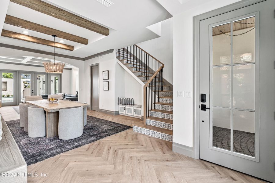 Furnished interior view inside a new home in , Palm Coast (Image 51).