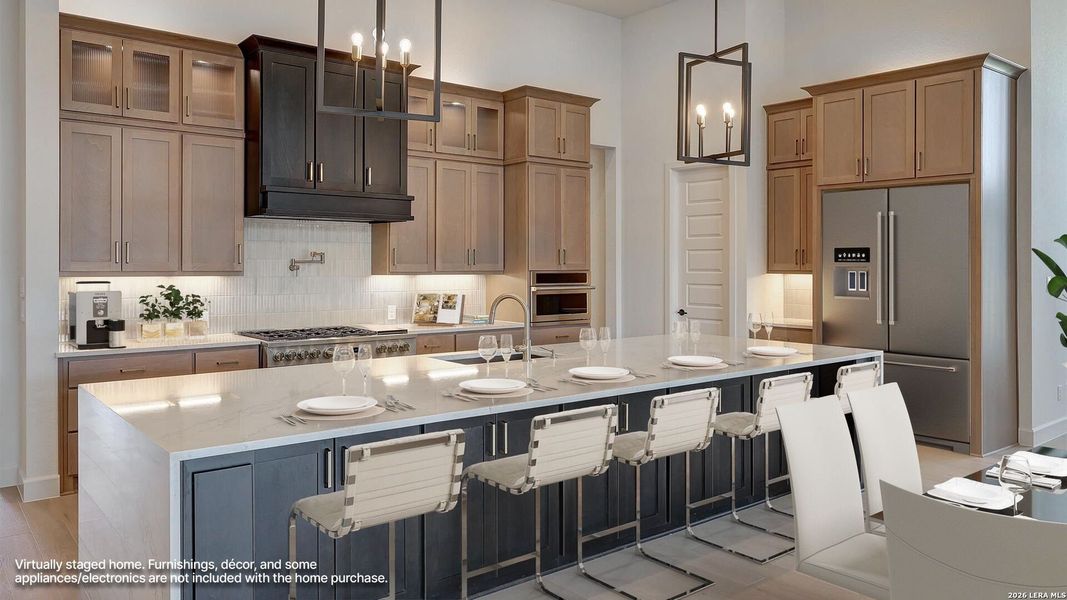 Furnished interior view inside a new home in George's Ranch, Boerne (Image 14).