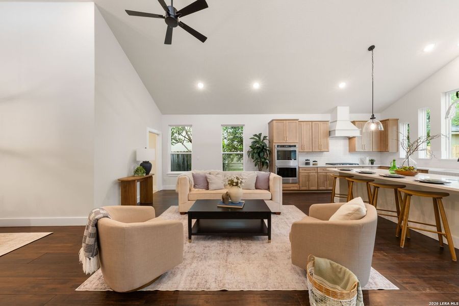 Furnished interior view inside a new home in , San Antonio (Image 36).
