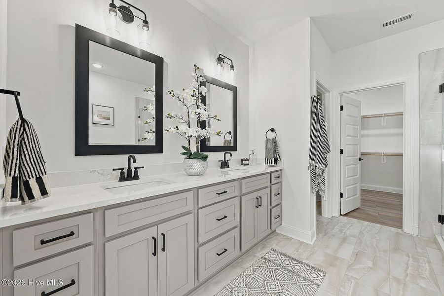 Furnished interior view inside a new home in Dixon Grove, Grimesland (Image 37).