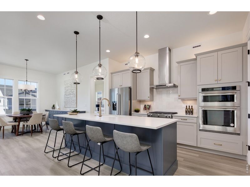 Furnished interior view inside a new home in Westerly, Erie (Image 11).