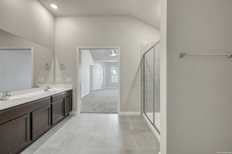 Furnished interior view inside a new home in Paloma Park, Converse (Image 8).