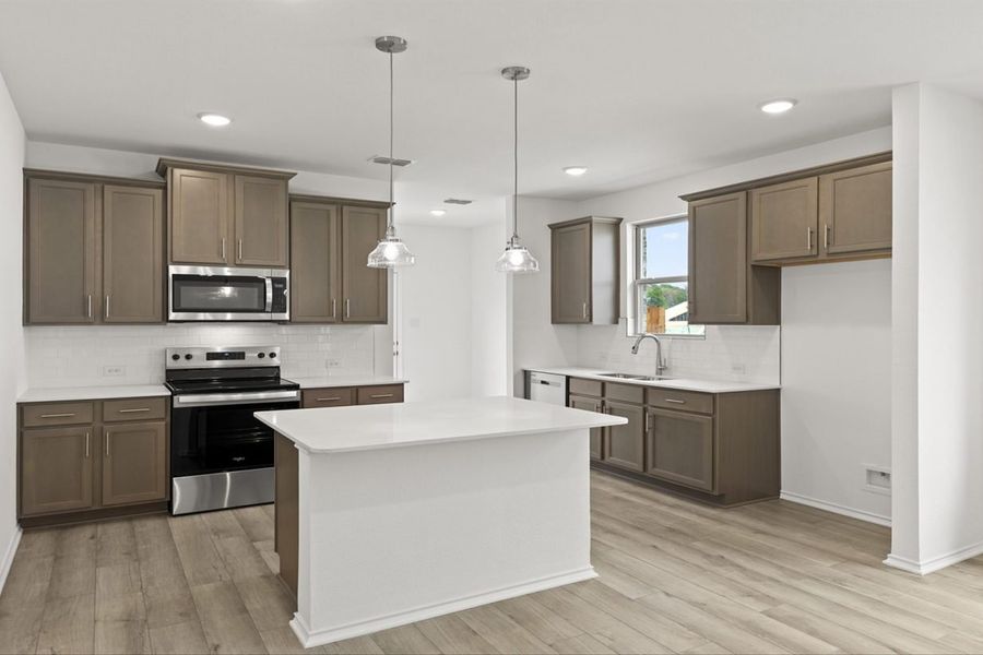 Representative furnished interior of a home built from the Kaufman Colony At Pinehurst by Brohn Homes in Colony at Pinehurst, Pinehurst (Image 5).