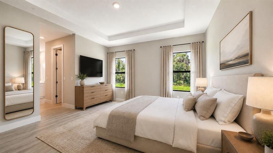 Furnished interior view inside a new home in , North Port (Image 10).