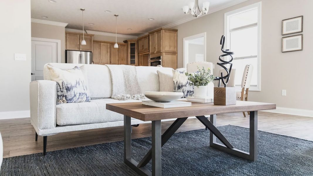 Representative furnished interior of a home built from the Capri by Epcon Communities in The Courtyards at Oak Grove, Durham (Image 14).