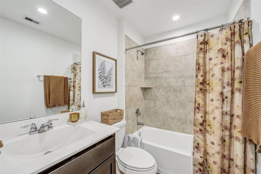 Furnished interior view inside a new home in , Richmond (Image 12).