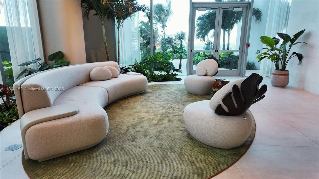 Furnished interior view inside a new home in , Miami (Image 10). Furnished interior view inside a new home in , Miami (Image 10).