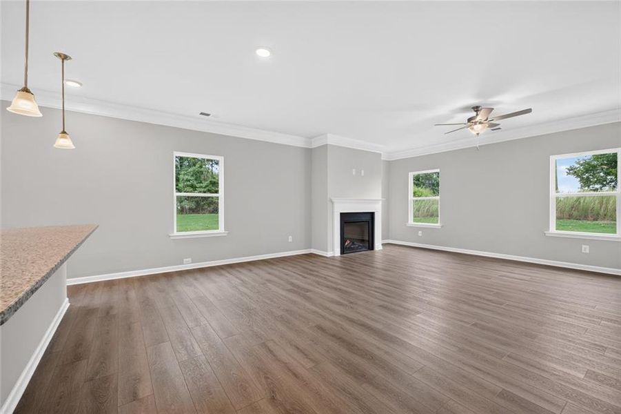 Spacious, unfurnished interior of a new home in Allen Manor, Hoschton (Image 29).