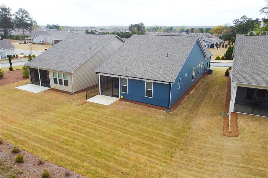 Exterior details and patio area of a home in , Hoschton (Image 21).