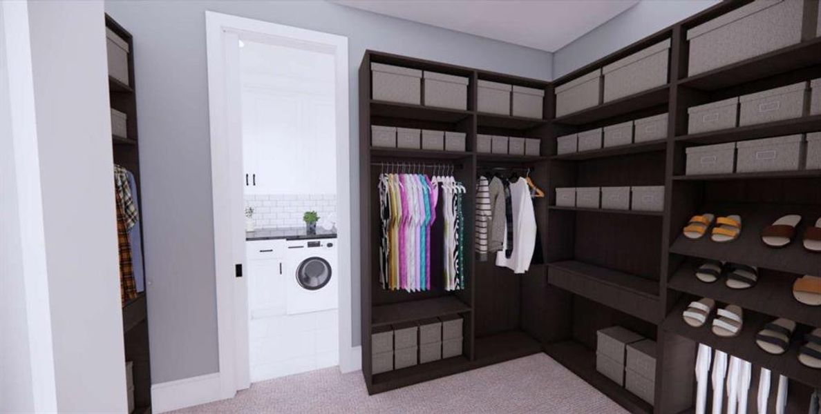 Furnished interior view inside a new home in , Carrollton (Image 44).